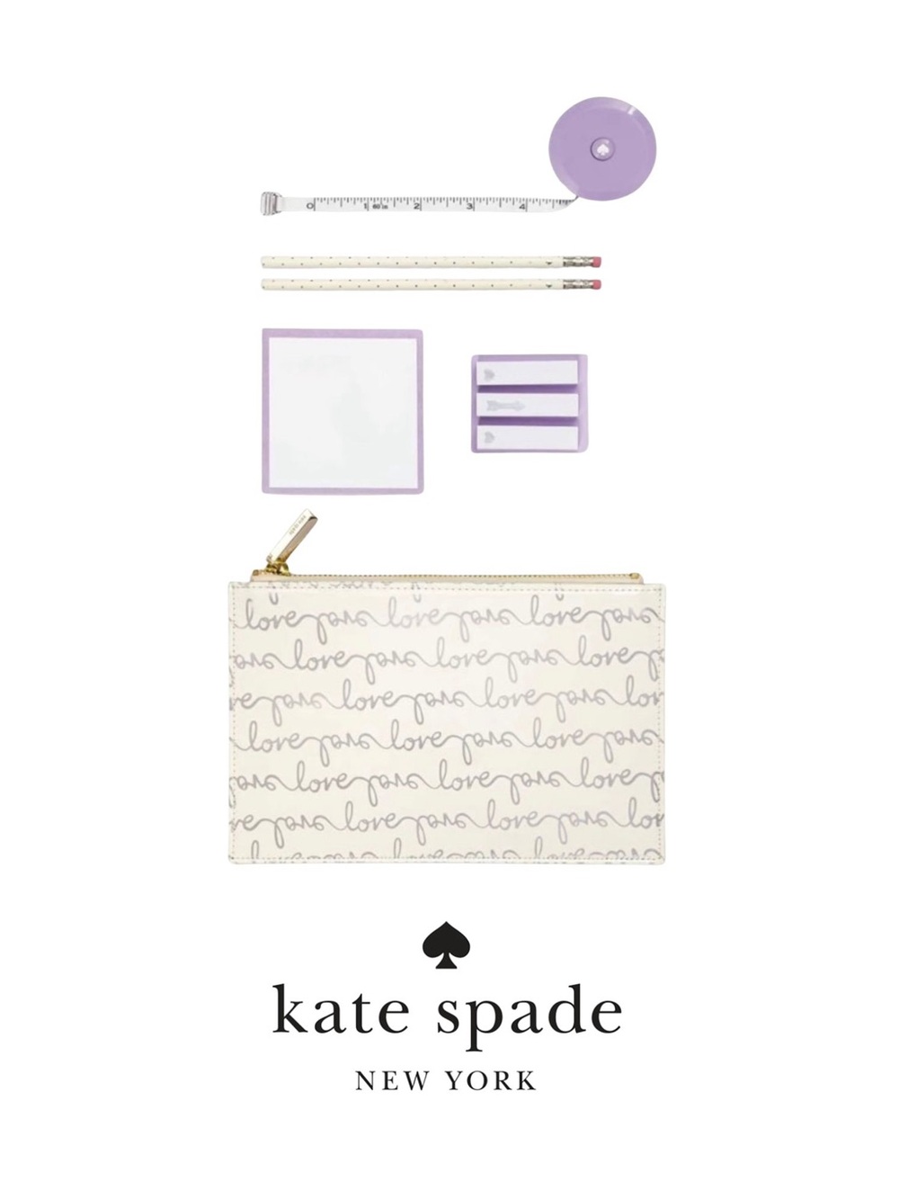 Kate Spade “ Love” Pencil Pouch